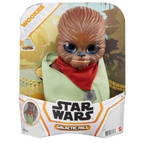 🔥Mattel STAR WARS Galactic Pals Baby Wookiee 11" Plush Doll Chewbacca Toys🔥 - Picture 2 of 7